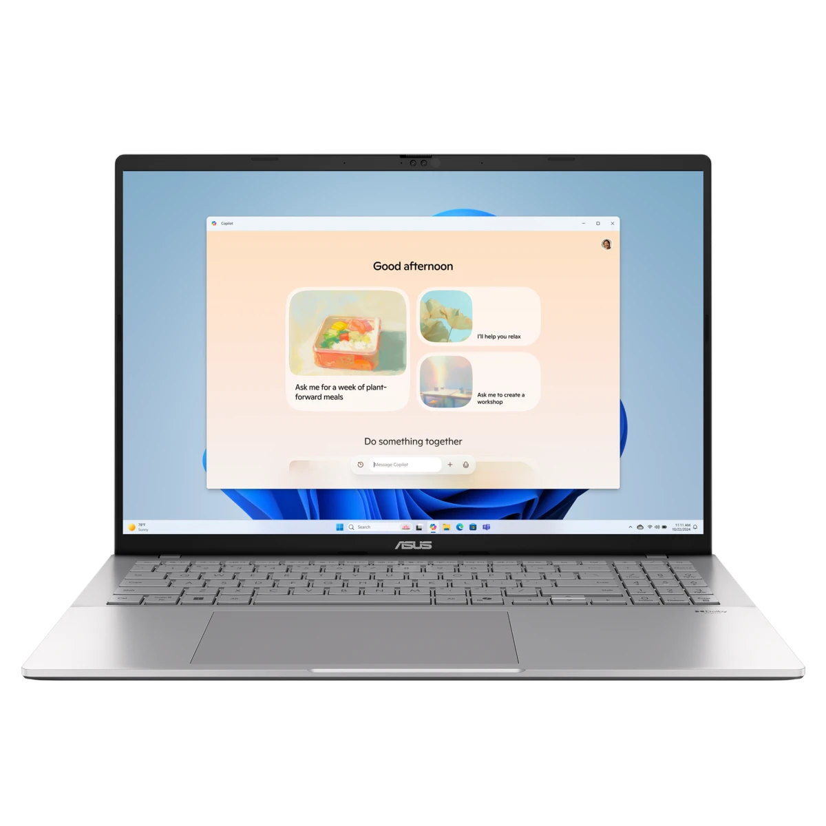 Ноутбук Asus/Vivobook S16 / S3607VA-RP096/1г/Core 5/210H/2,2 GHz/16 Gb/M.2 PCIe SSD/512 Gb/No ODD/Graphics/UHD/256 Mb/16 ''/1920x1200/Без операционной