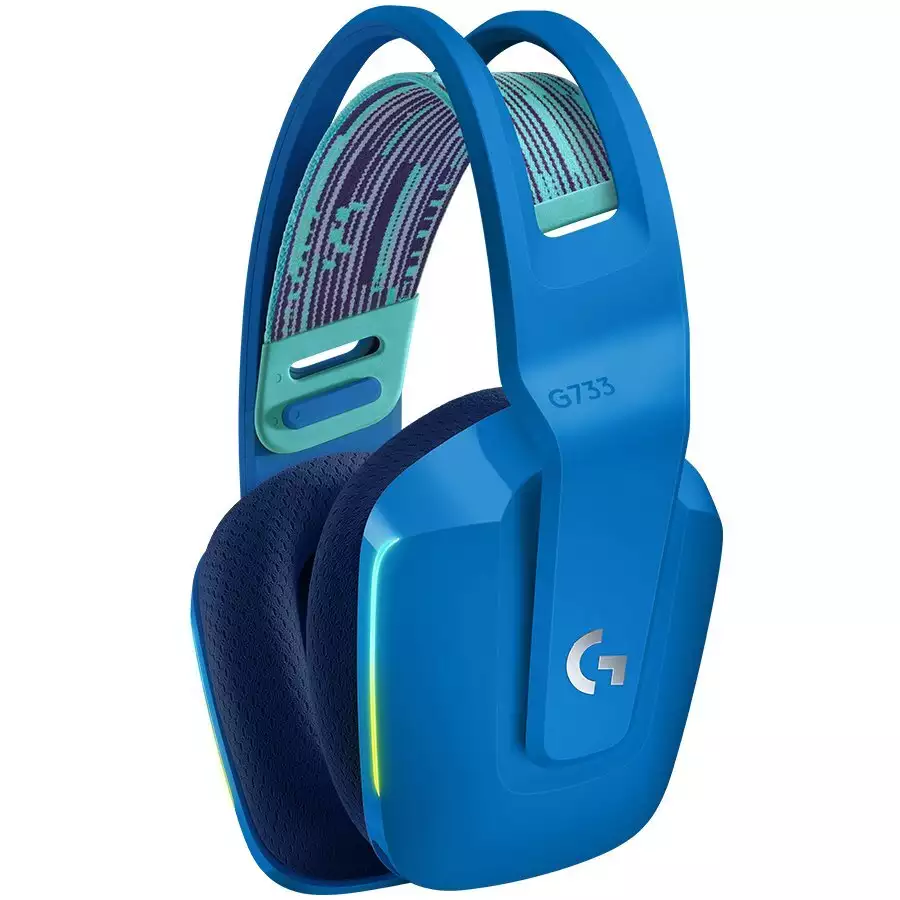 Гарнитура беспроводная игровая Logitech G733 LIGHTSPEED Wireless RGB Gaming Headset - BLUE - 2.4GHZ - N/A - EMEA (M/N: A00125 / A-00080)