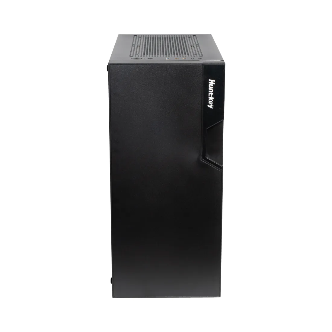 Корпус HuntKey GS450C, Midi Tower, ATX, m-ATX, Black, 2x3.5"/2x2.5", 2xUSB2.0, USB3.0, Без Б/П