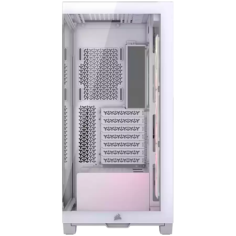 CORSAIR 3500X ARGB Mid-Tower PC Case - White