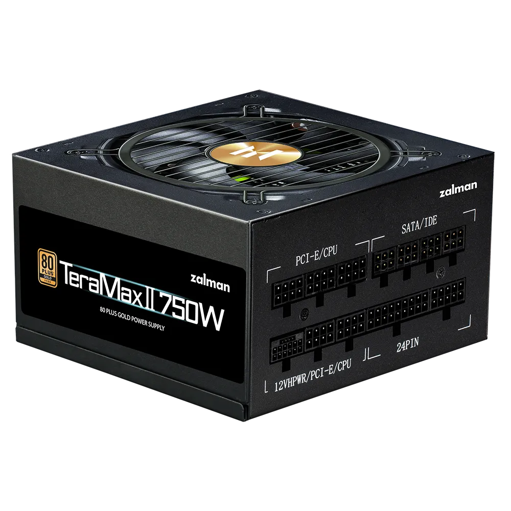 БП ATX 750W Zalman TeraMax 2, Gold, 24+4/20+4+8/24+8+8, 12cm, 3x6+2p+16p PCI-E