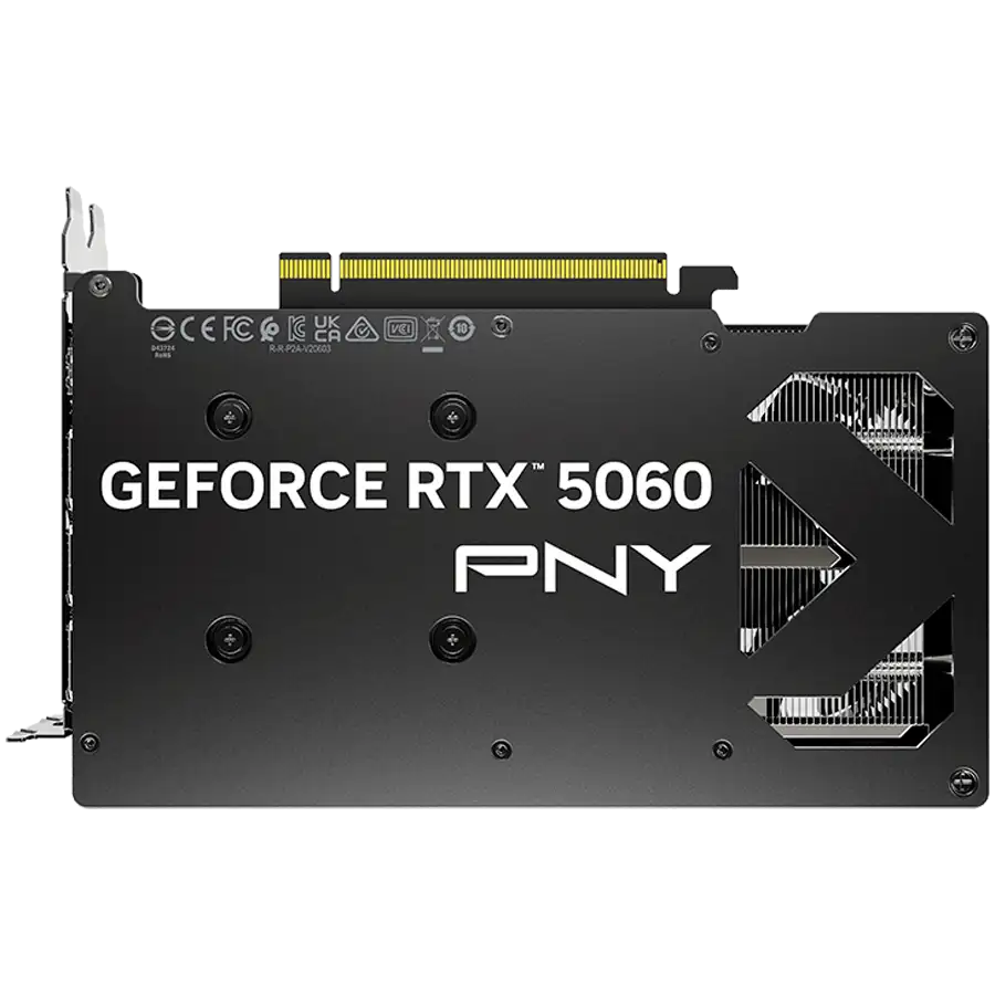 PNY Video Card NVidia GeForce RTX 5060 8GB Overclocked Dual Fan DLSS 4