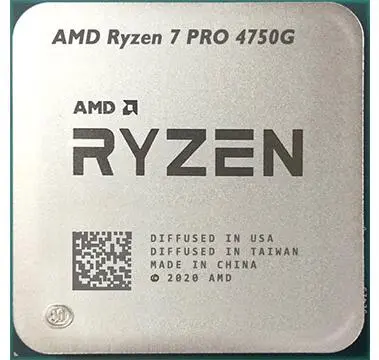 AMD Ryzen 7 PRO 4750G, AM4/8 cores/Zen2/3.6GHz/8MB L3/7nm/Radeon Graphics/65W, OEM