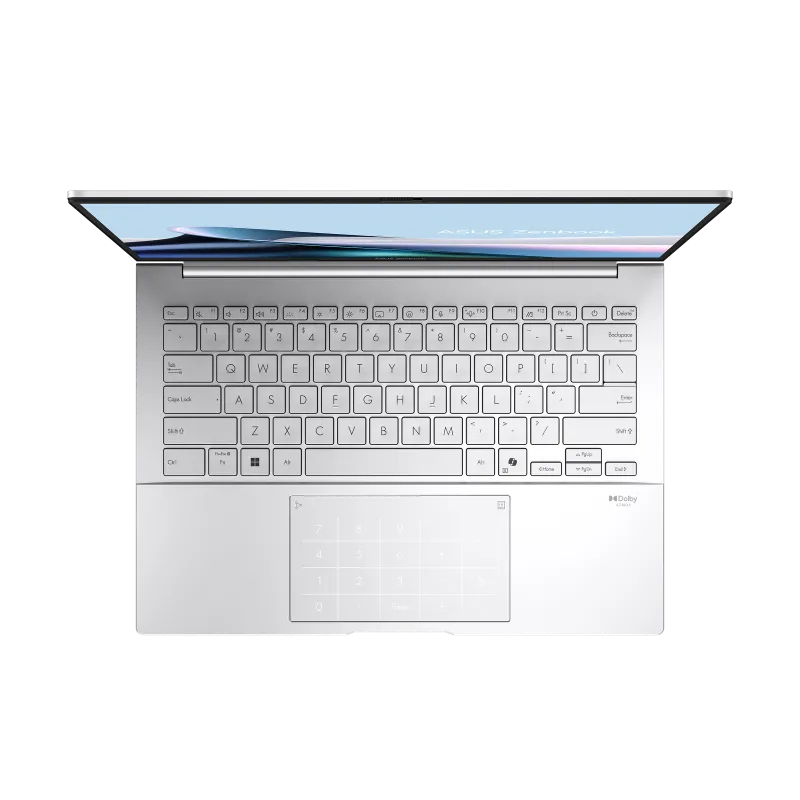 Ноутбук Asus 90NB14W2-M00LP0 Zenbook 14 UX3405CA-PP157W 14" 3К (2880 x 1800)  OLED 120Hz/Intel ARL H Core Ultra 9 /16GB/1TB SSD/Intel Arc Graphics/Wi-Fi 7/BT5.4/IR+FHD Camera/BKLT/Windows 11 Home/1Y/Foggy Silver