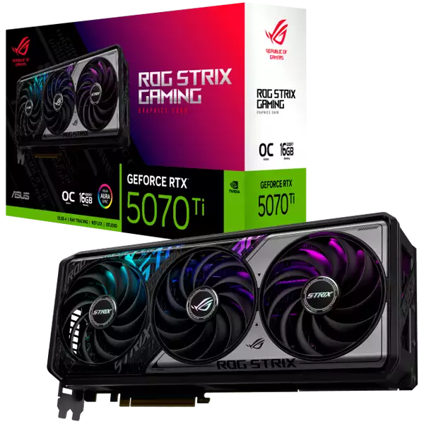 ASUS Video Card NVIDIA GeForce RTX 5070 Ti 16GB GDDR7 256-bit Digital Max Resolution 7680 x 4320 Yes x 2 (Native HDMI 2.1b)Yes x 3 (Native DisplayPort 2.1b) HDCP Support Yes (2.3) 850W P/N 90YV0M90-M0NA00