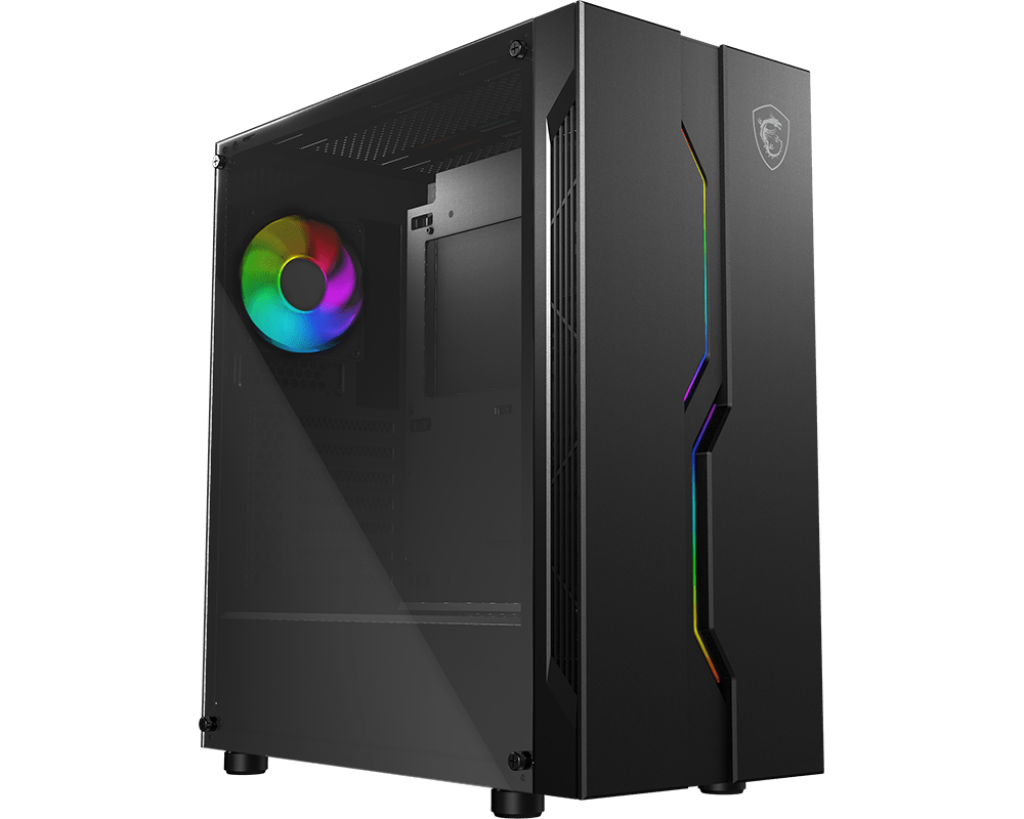 Корпус MSI MAG Vampiric 010, Midi Tower, ATX, Black, 2x3.5"/2x2.5", 2xUSB, USB3.0