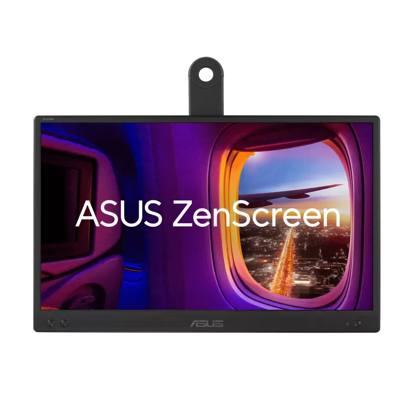 Монитор 15.6" Asus ZenScreen MB166CR, Black, IPS, 1920x1080@60Hz, 250кд/м2, 800:1, 5ms, USB-C