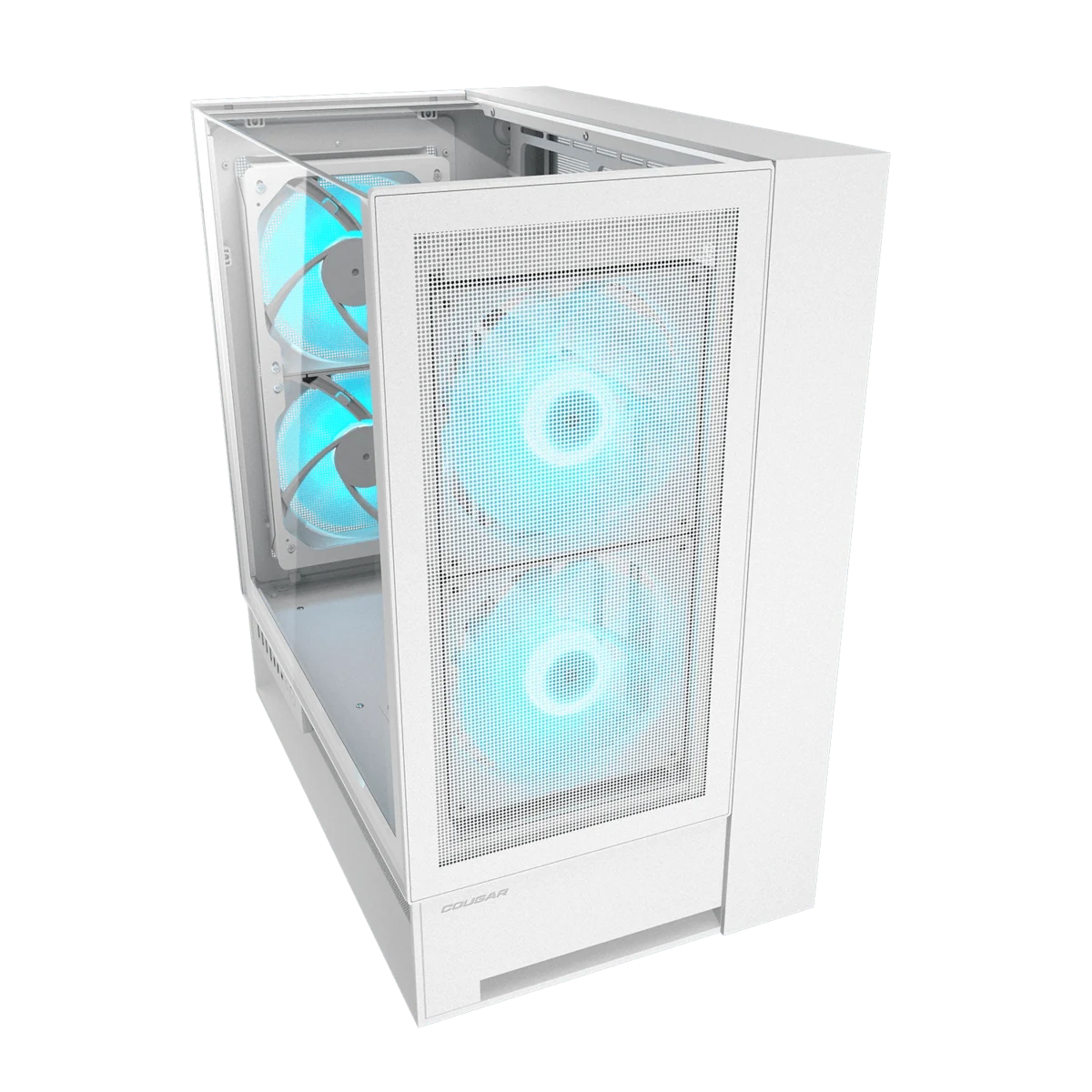 Корпус Cougar OmnyX, Midi Tower, ATX, White, 2x3.5"/2x2.5" HDD, 4xUSB3.0, 2xUSB-C