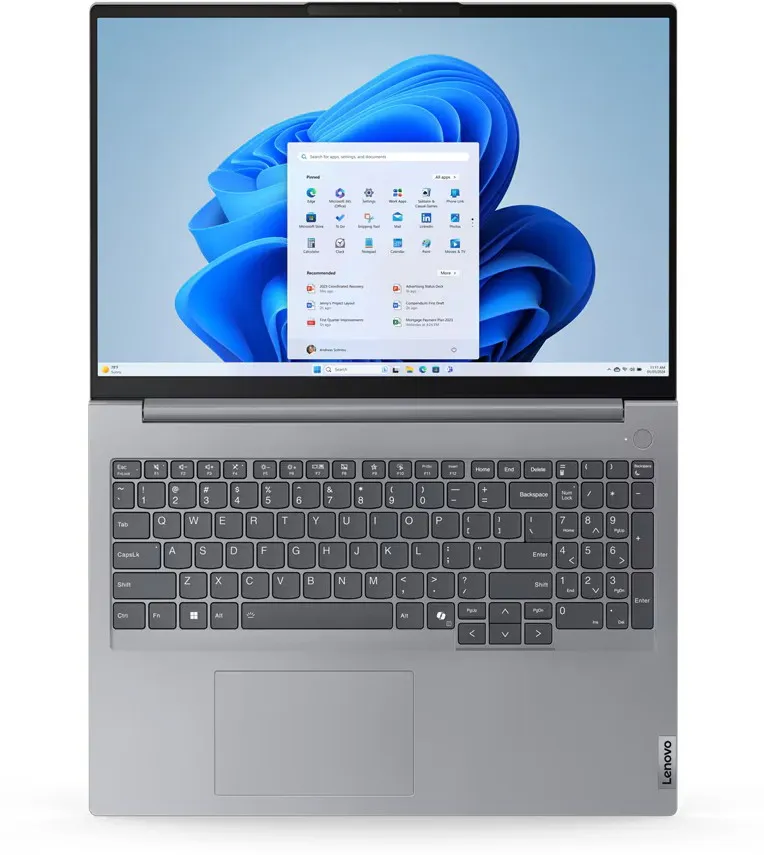 Ноутбук Lenovo 21MW000YRU ThinkBook 16 G7 ARP 16" WUXGA (1920x1200) IPS/AMD Ryzen 7 7735HS up to 4,75Ghz (8C)/16GB/1TB SSD/AMD Radeon 680M /Wi-Fi 6E/BT5.3/IR & 1080p/BKLT/FPR/NoOS/1Y/Arctic Grey