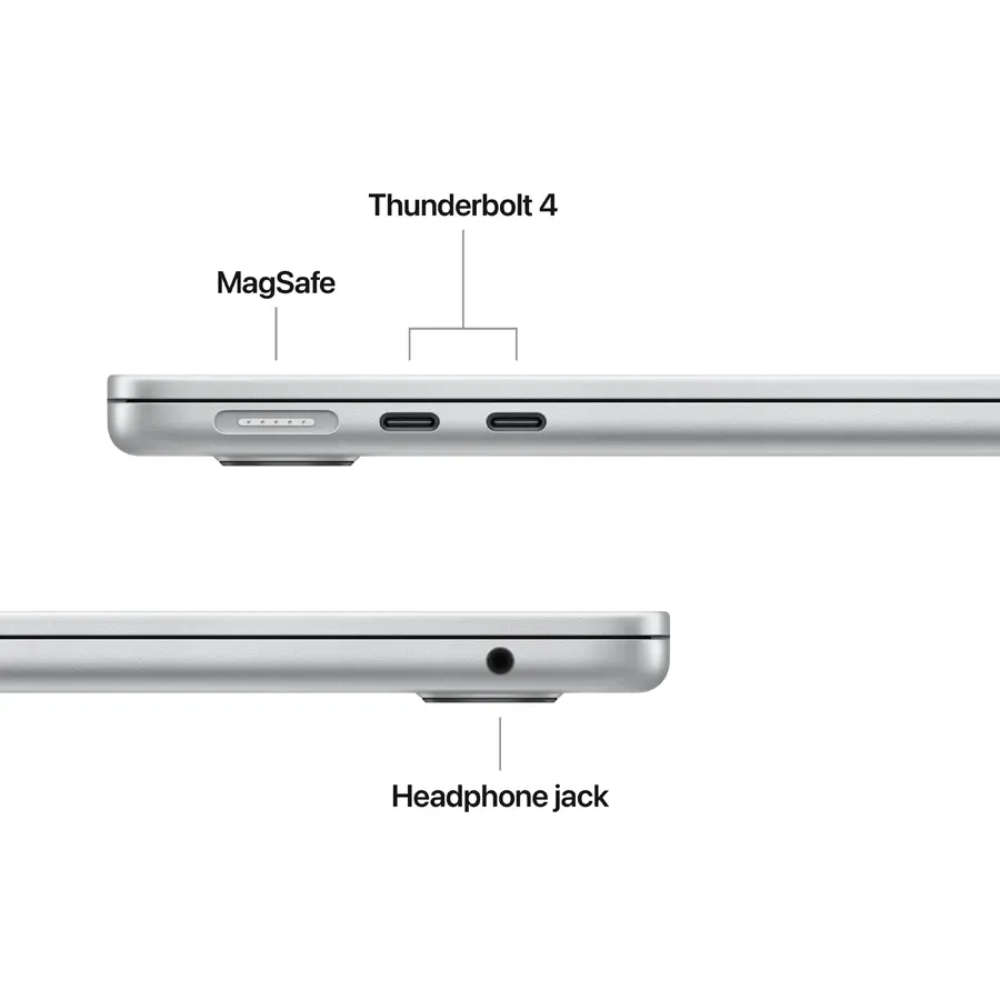 13-inch MacBook Air: Apple M4 chip with 10-core CPU and 8-core GPU, 16GB, 256GB SSD - Silver,Model A3240