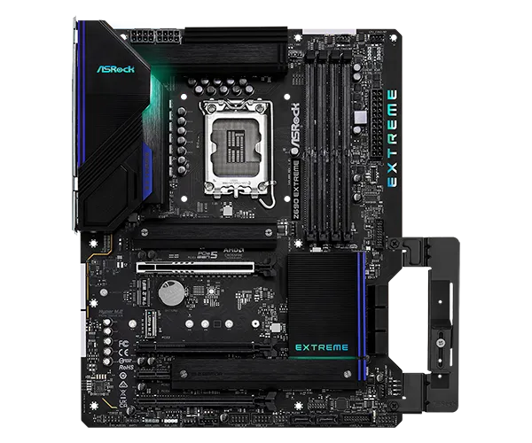 Матплата ASRock Z690 Extreme, iZ690, S1700, ATX, 4DDR-4, 3xPCI-Ex16, 8SATA, 3xM.2, HDMI, DP, 15USB