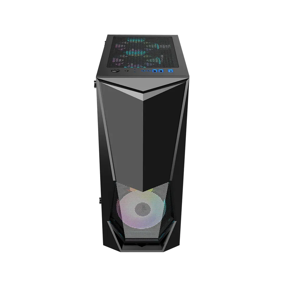 Корпус 1Stplayer DK-3-BK, Midi Tower, ATX, Black, 1x3.5"/1x2.5", 2xUSB2.0, USB3.0, RGB