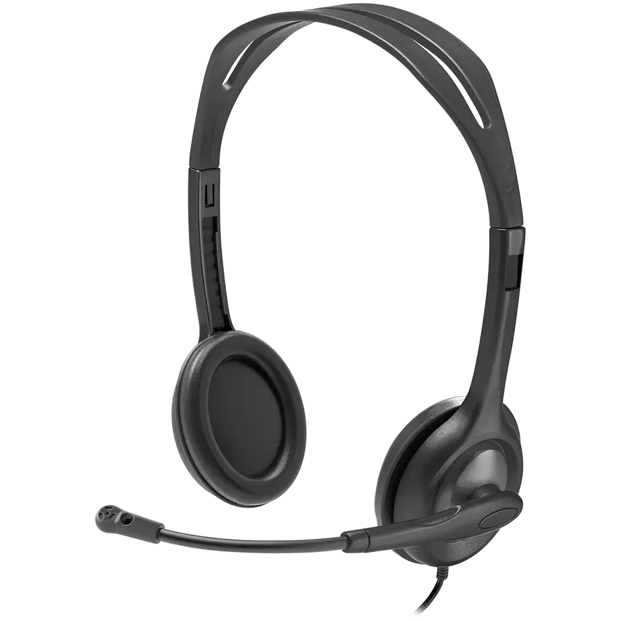 Гарнитура Logitech H111 (1 x 3.5мм, кабель 1.8м) (M/N: A-00021)