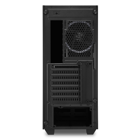 Корпус Sharkoon RGB LIT 200, Midi Tower, ATX, Black, 2x3.5"/6x2.5", USB2.0, 2xUSB3.0
