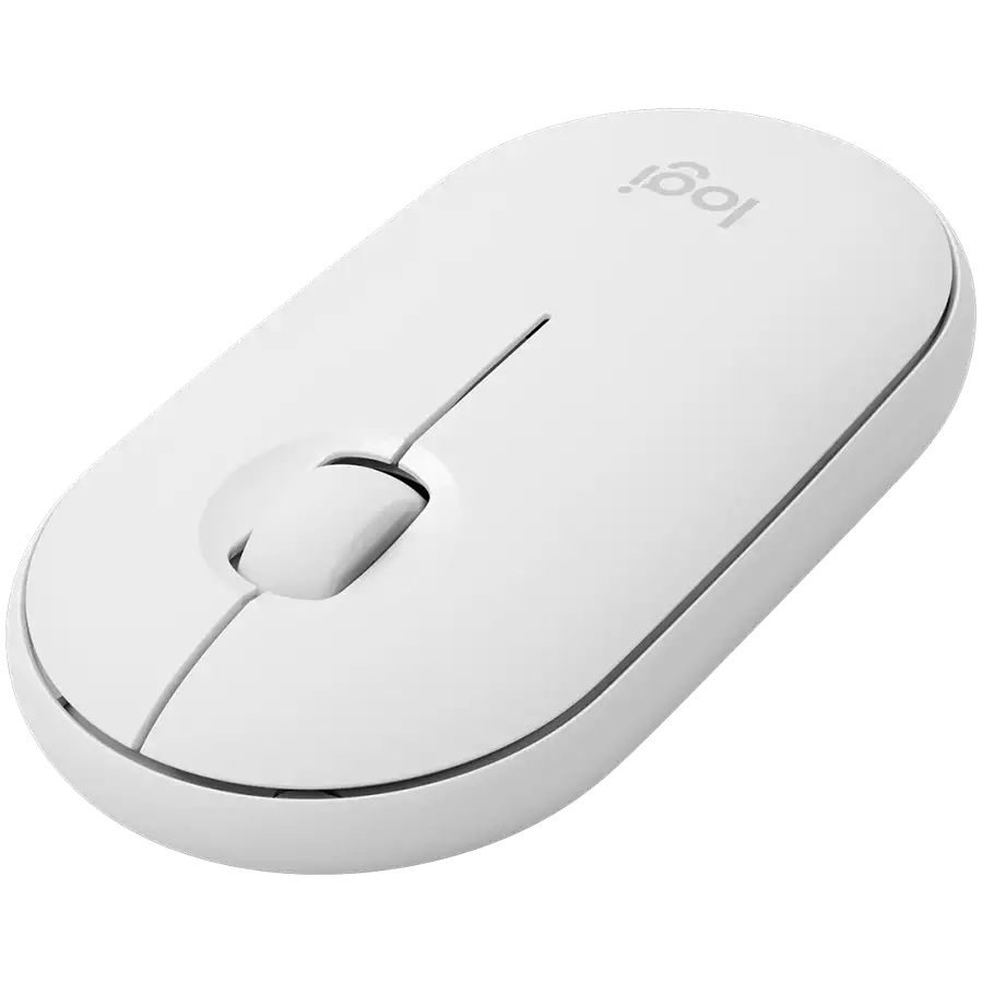 Мышь Logitech Pebble 2 M350S, White, Wireless, Optical, 4000dpi, 1 x AA, BT