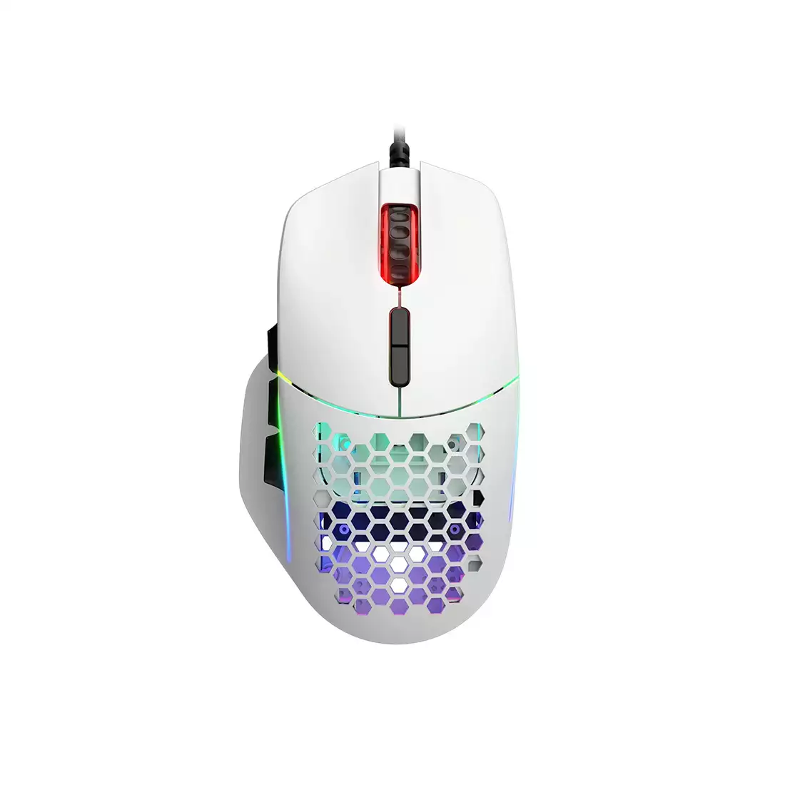 LORGAR Stricter 579, gaming mouse, 9 programmable buttons, Pixart PMW3336 sensor, DPI up to 12 000, 50 million clicks buttons lifespan, 2 switches, built-in display, 1.8m USB soft silicone cable, Matt UV coating with glossy parts and RGB lights with 4 LED