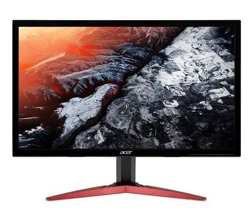 Монитор 23.6" Acer KG241QSbiip, Black-Red, TN, 1920x1080@165Hz, 300кд/м2, 1000:1, 1ms, 2xHDMI, DP