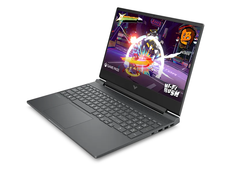 Ноутбук HP 15-fb3075ci, Ryzen 7 7445HS/15.6"FHD/16GB/512GB/GF RTX4050 6GB/LAN/DOS