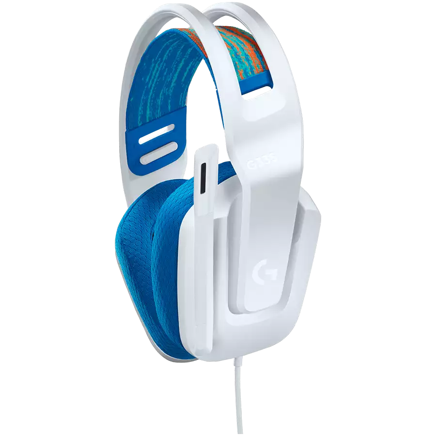 Гарнитура игровая Logitech G335 WHITE, 3.5mm (M/N: A00141)