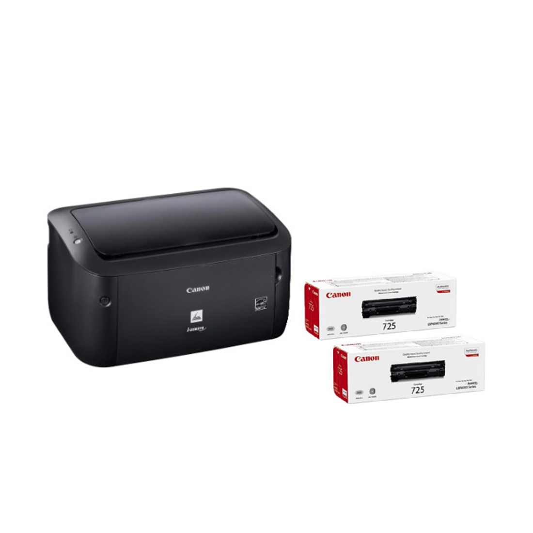 Принтер Canon/i-SENSYS LBP6030B/A4/18 ppm/600x600 dpi/2 шт картриджа Canon 725 в комплекте