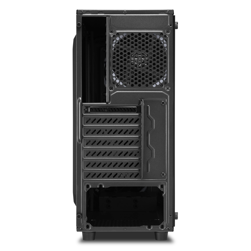 Корпус Sharkoon TG4 RGB, Midi Tower, ATX, m-ATX, Black, 2x3.5"/4x2.5", 2xUSB3.0