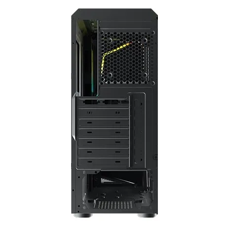 Корпус Wintek Crystal D533-B TG, Midi Tower, ATX, Black, 1x3.5"/1x2.5", 3xUSB