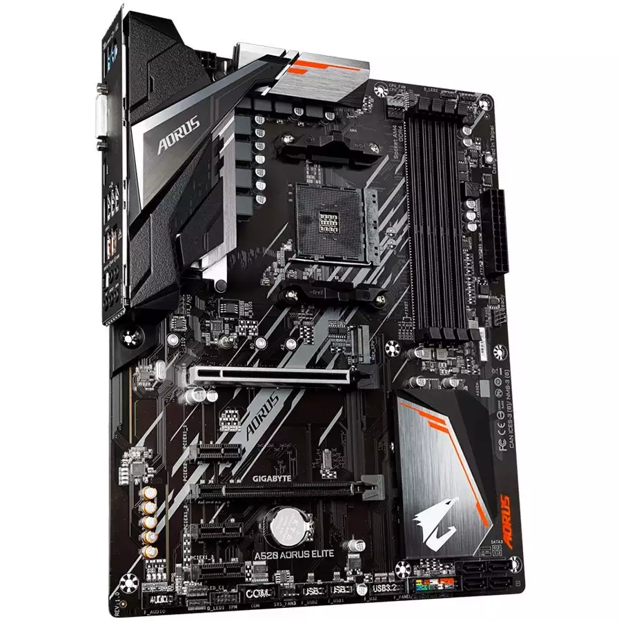 GIGABYTE MB ATX, AM4, A520, 4xDDR4, 2xPCIe x16, 3xPCIe x1, 1xM.2
