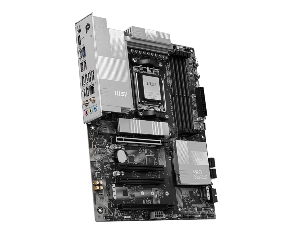 Матплата MSI PRO X870-P WiFi, AM5, ATX, 4DDR-5, 4хPCI-Ex16, 4SATA, 4xM.2, HDMI, USB-C, 11USB