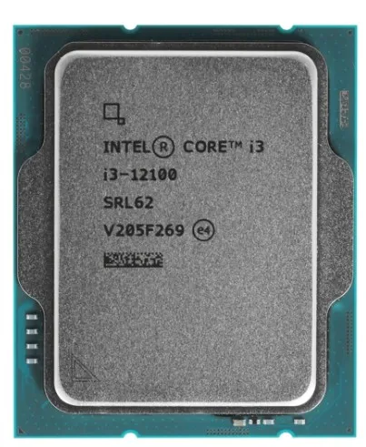Intel Core i3-12100, S1700/4 cores/Alder Lake/3.3GHz/12MB L3/10nm/UHD Graphics 730/89W, OEM