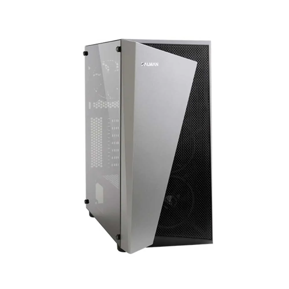 Корпус Zalman S4 Plus, Midi Tower, ATX, Black-Grey, 2x3.5"/1x2.5", 2xUSB, USB3.0