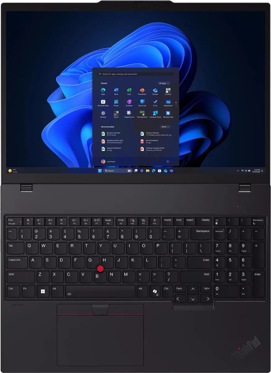 Ноутбук Lenovo Thinkpad T16 G4 16"wuxga/Core ultra5-225u/32Gb/1Tb/Nos (21QE0065FW)
