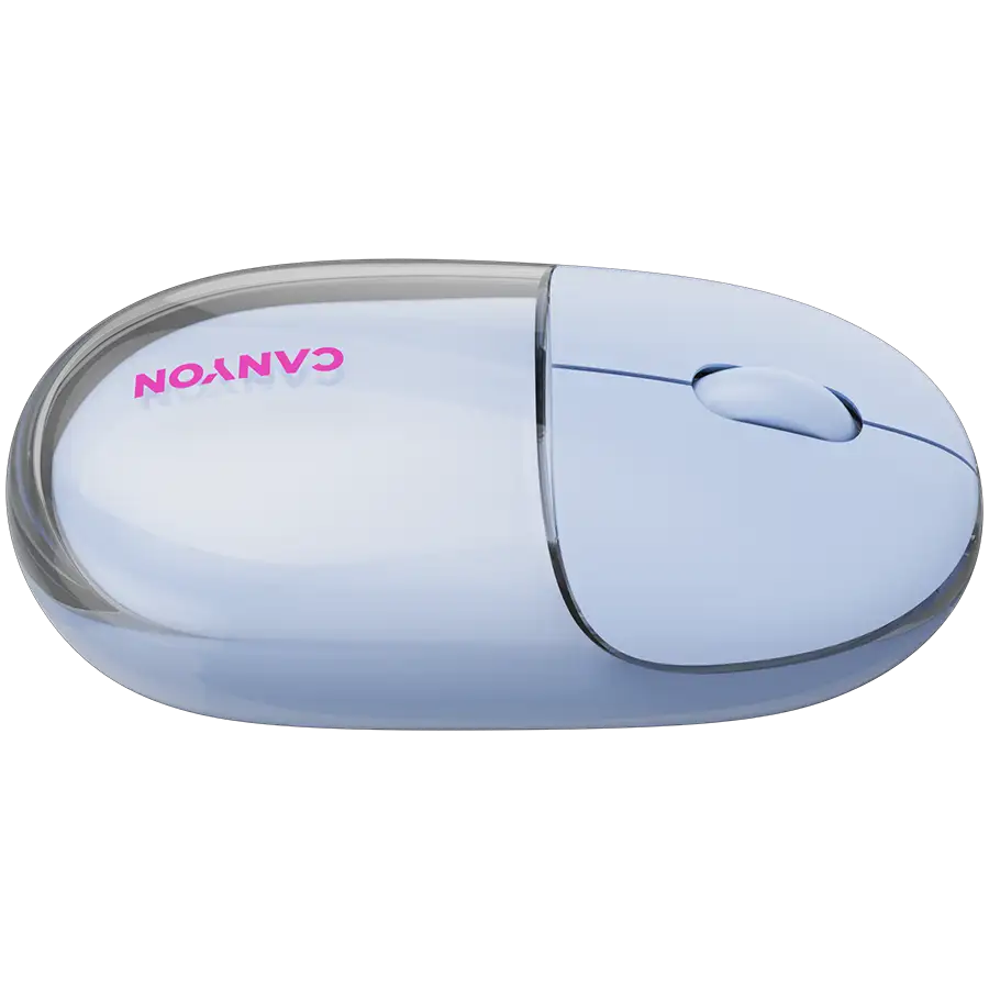 CANYON mouse OnClick 24 BT/ Wireless Transparent/Blue