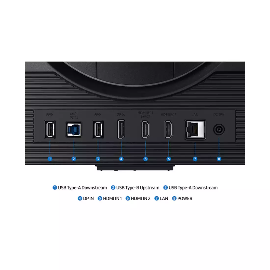 Игровой монитор Odyssey G7 27" SAMSUNG LS27DG702EIXCI IPS 4K UHD (3840x2160) 144Hz 1мс 350кд/м2 1000:1 2xHDMI 1xDP 2xUSB3.0, USB-B Upstream Port, Ethernet, Wi-Fi 5, Bluetooth, Регулируемая по высоте подставка 120мм, Поворот Экрана, Черный с Подсветкой