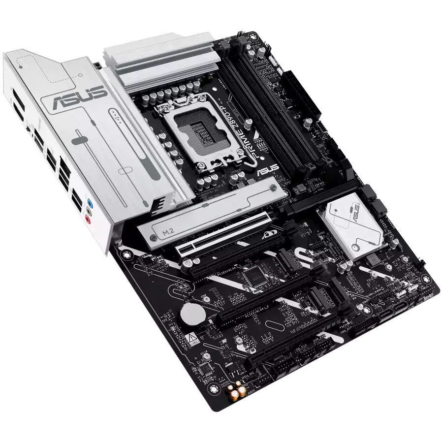 ASUS Main Board Desktop Intel Z890 Chipset 4 x DIMM slots, max. 256GB, DDR5 1 x DisplayPort1 x HDMITM port 1 x  4 x M.2 slots 4 x SATA ATX