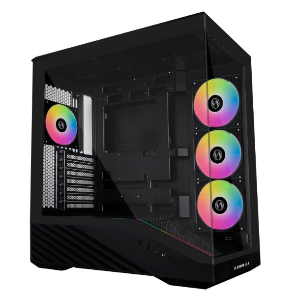 Корпус Lian Li Vector V100RX E-ATX/ATX/mATX/ITX G99.V100RX.01 2xUSB3.0, USB3.1, Type-C Black , Предустановленно 4xFans