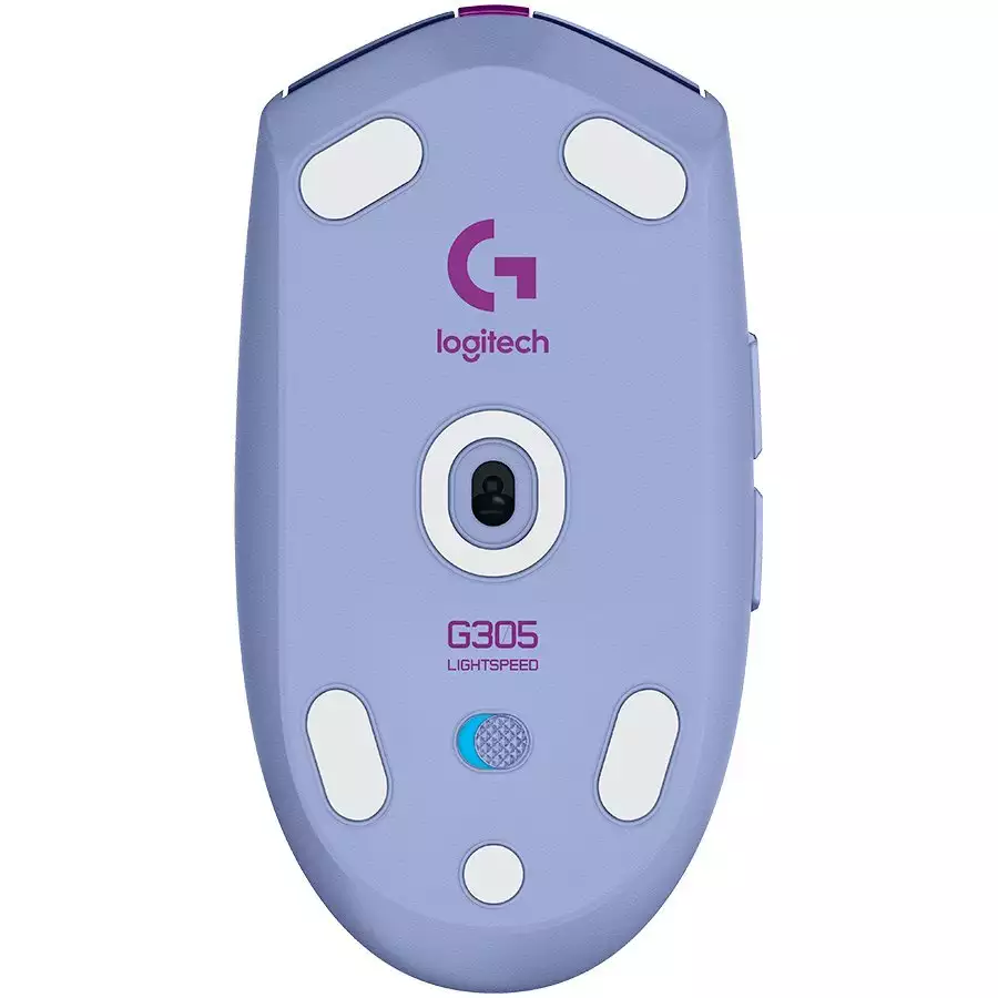 Мышь Logitech G305 Lightspeed, Lilac, Wireless, Gaming, Optical, 12000dpi, 1 х АА, USB