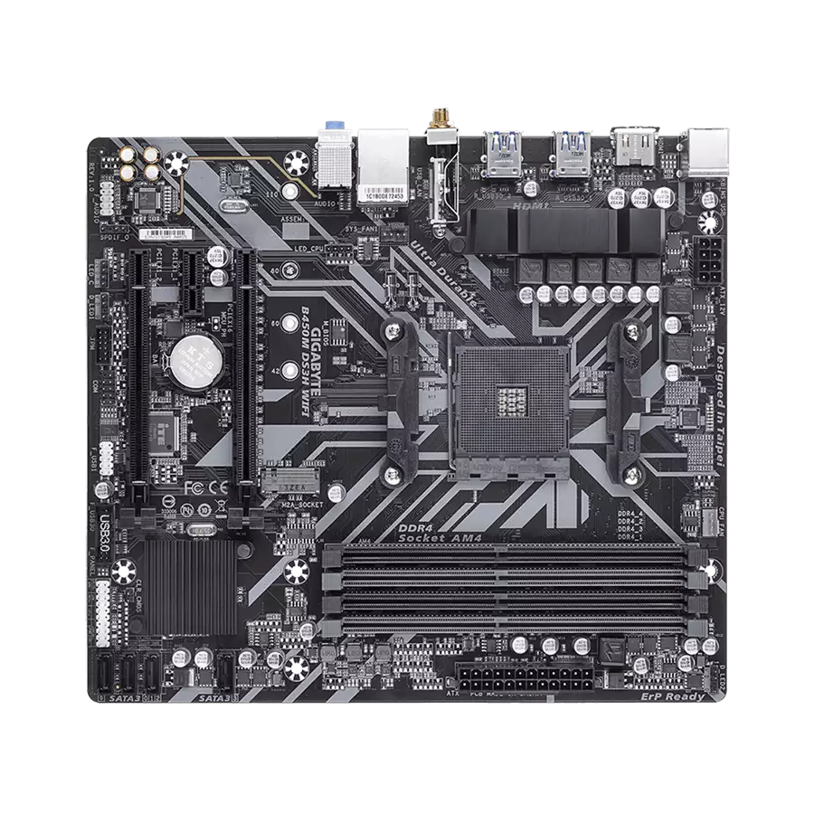 GIGABYTE MB AM4 B450 4 x DDR4 1 x M.2 4 x SATA 1 x HDMI Micro ATX