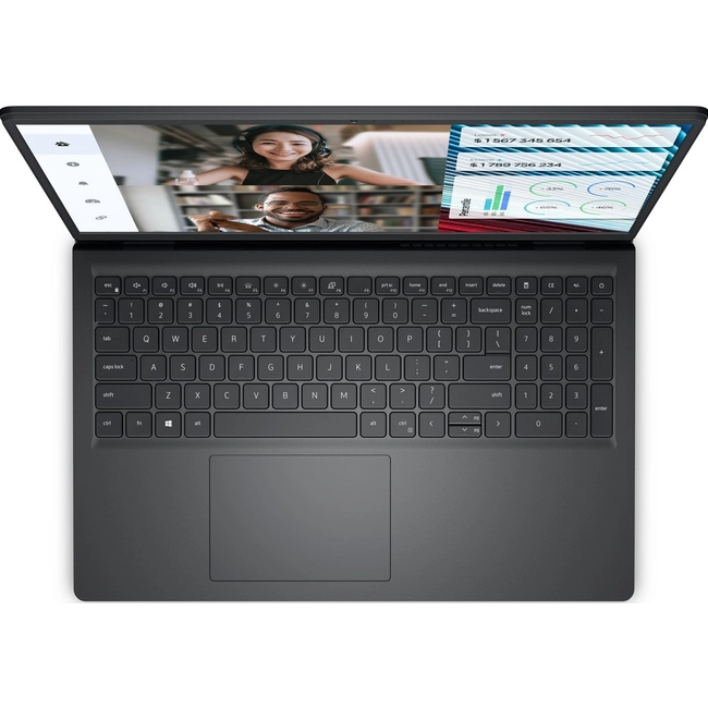 Ноутбук Dell/Vostro 3520/3г/Core i3/1215U/1,2 GHz/8 Gb/512Gb M.2 PCIe SSD/Intel UHD/15,6'' FHD/Wi-Fi 5/BT 5.1/Ubuntu/Backlit KB/Черный