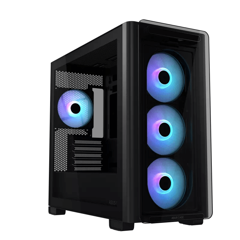 Корпус ASUS A23 PLUS TG ARGB BLACK mATX/mITX/ A23 PLUS TG/ARGB A23 PLUS TG ARGB BLACK