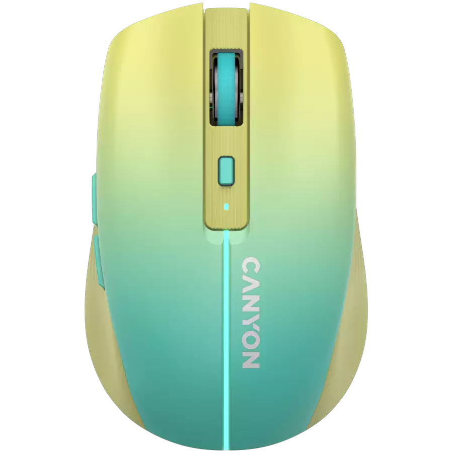 CANYON mouse MW-44  Wireless Charge Yellow Blue
