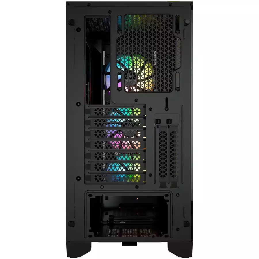 Corsair iCUE 4000X RGB Tempered Glass Mid-Tower, Black