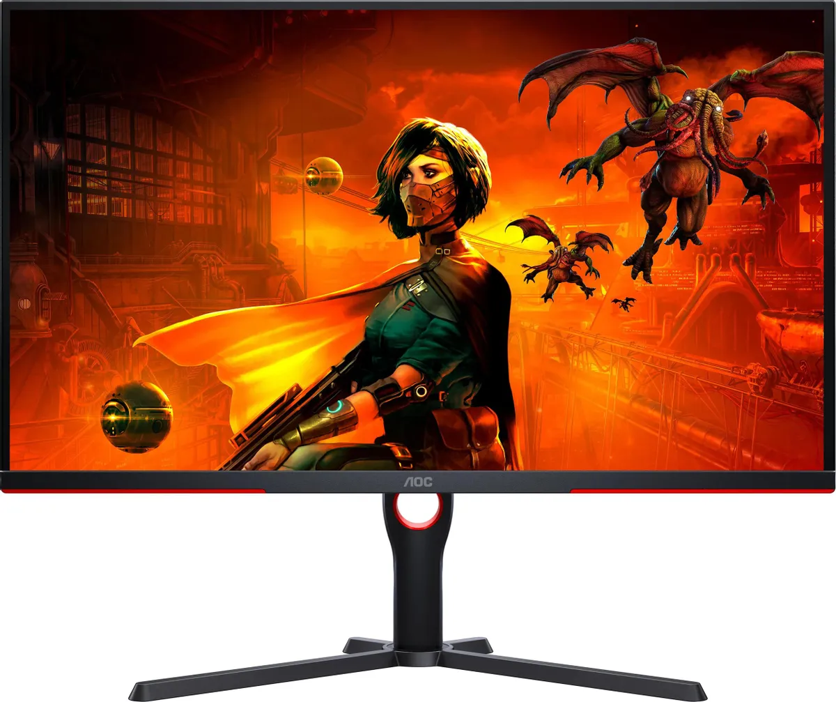 Монитор 31.5" AOC U32G3X/BK, Black, IPS, 3840x2160@144Hz,400кд/м2, 1000:1, 1ms, 2хHDMI, 2xDP