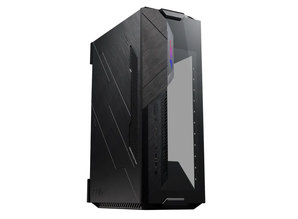Корпус Asus ROG Z11 GR101, Mini Tower, m-ITX, Black, 4x2.5", 2xUSB, 2xUSB3.0, USB-C, RGB