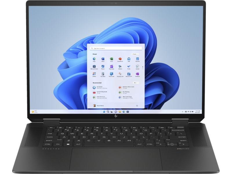 Ноутбук HP Spectre x360 16-aa0004ci, Core Ultra 7 155H/16"WQXGA/16GB/512GB/Arc Graphics/W11SL