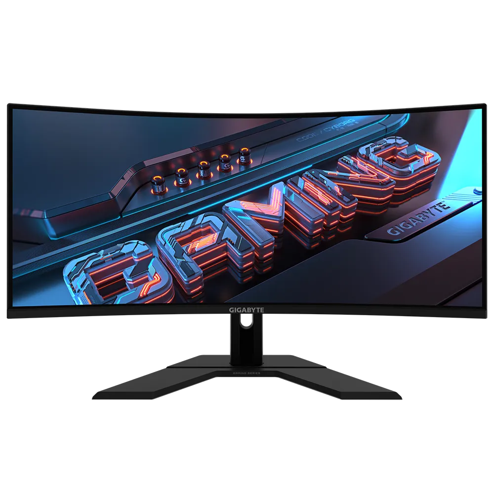Монитор 34" Gigabyte GS34WQC EK, Black, VA, 3440x1440@135Hz, 300кд/м2, 4000:1, 1ms, 2xHDMI, DP