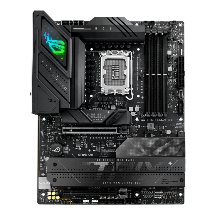 Материнская плата ASUS ROG STRIX B860-F GAMING WIFI, LGA1851 B860 4xDDR5 4xSATA 4xM.2 HDMI DP ATX