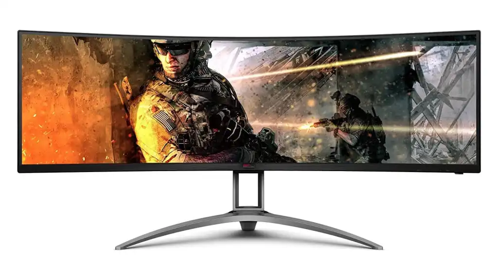 Монитор 49" AOC AGON AG493UCX, Black-Gray, VA, 512x1440@120Hz, 550кд/м2, 3000:1, 1ms, 2xHDMI, 2xDP