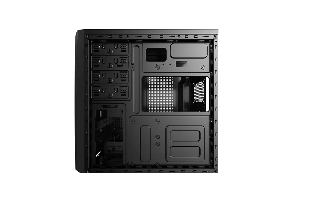 Корпус AeroCool CS-1101, Midi Tower, ATX, Black, 1x5.25"/3x3.5"/1x2.5", 2xUSB, USB3.0