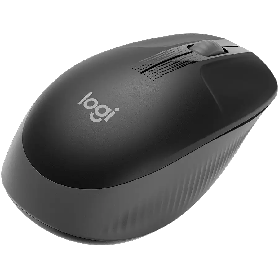 Мышь Logitech M190, Grey, Wireless, Optical, 1000dpi, 1 x AA, USB