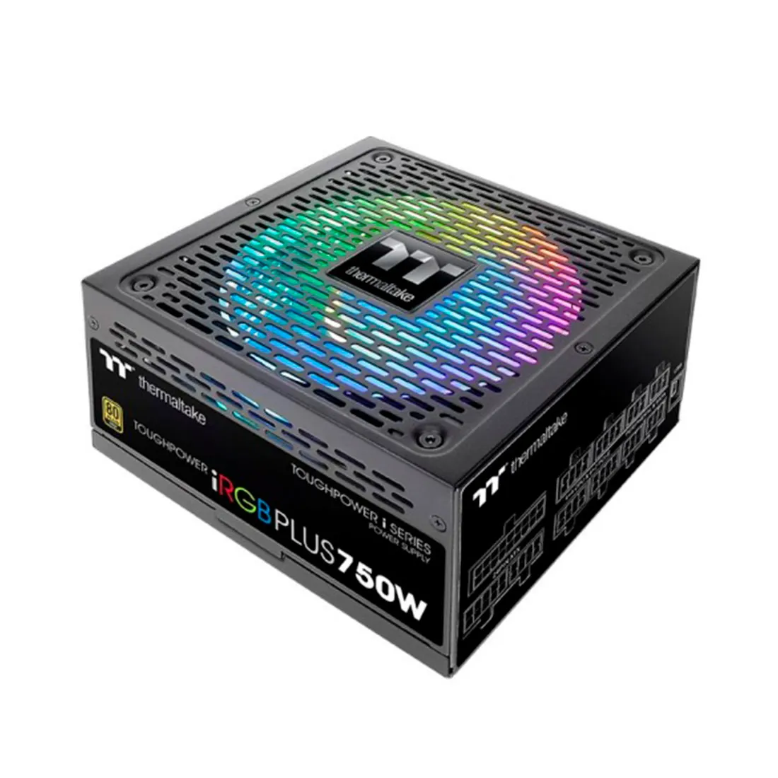 БП ATX 750W Thermaltake Toughpower iRGB PLUS, Gold, 20+4/24+4/24+8, 14cm, 4x6+2p PCI-E